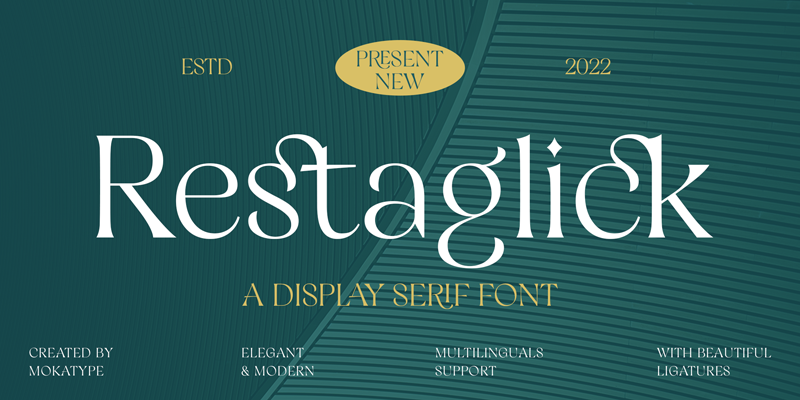 Restaglick Font