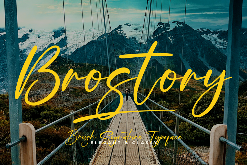 Brostory Font