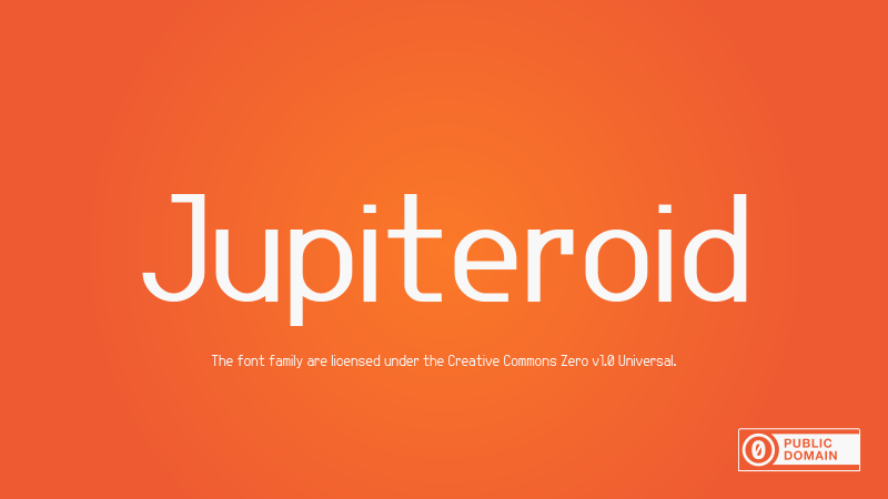 Jupiteroid Font