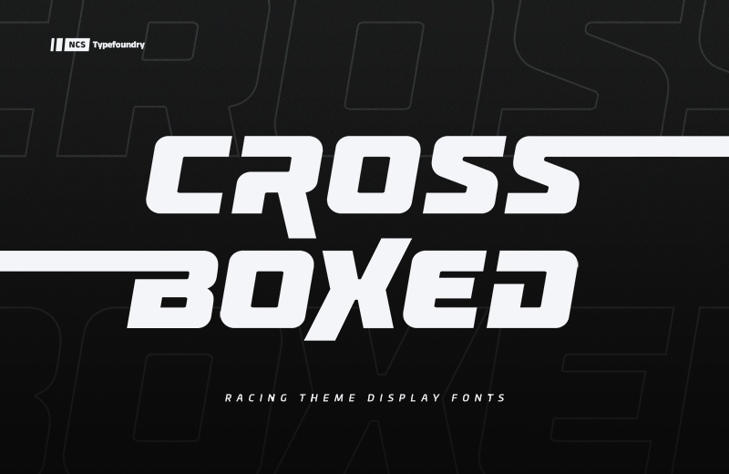 Cross Boxed Font