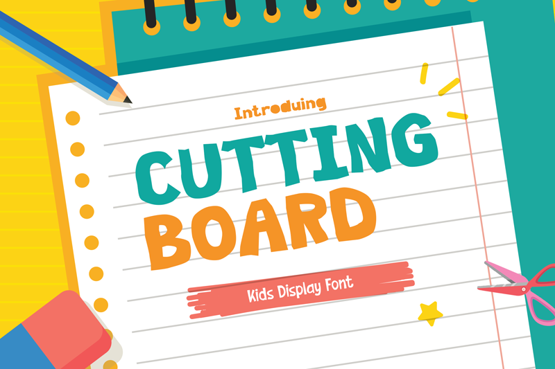 Cutting Board Font