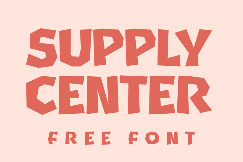 Supply Center Font