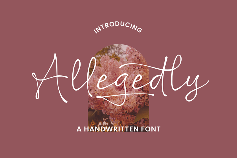 Allegedly Font