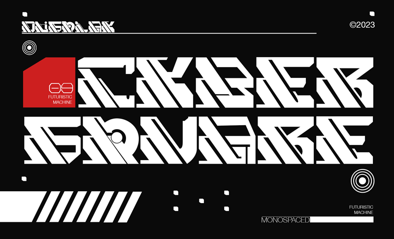 Cyber Square Font