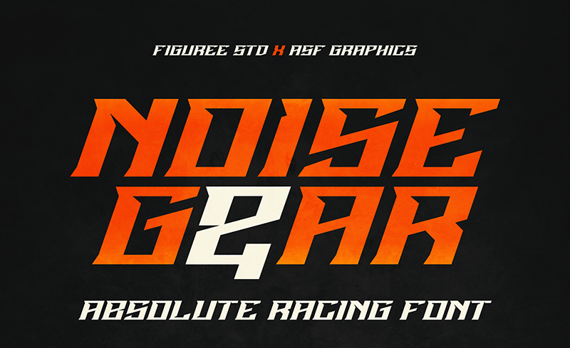 Noise Gear Font