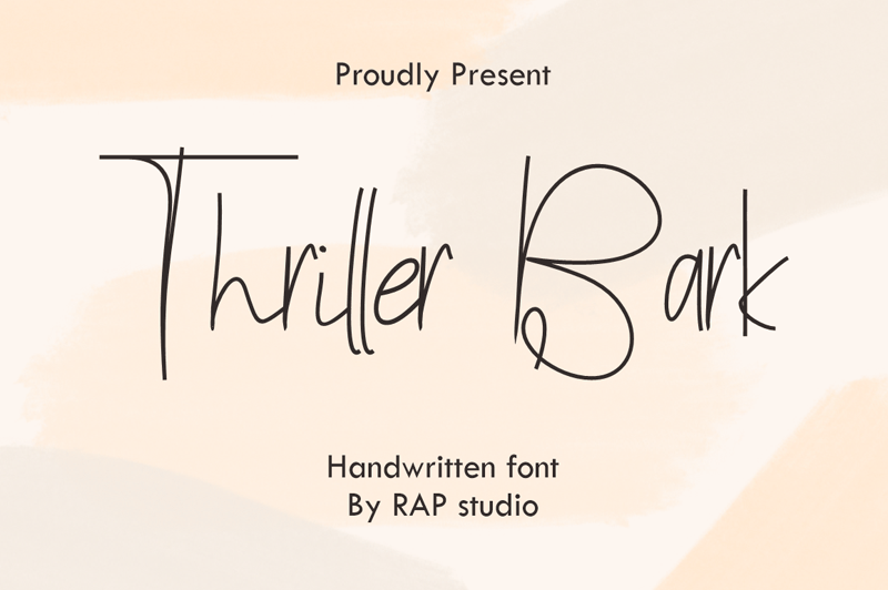 Thriller Bark Font