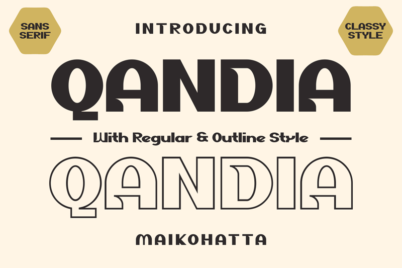 Qandia Font