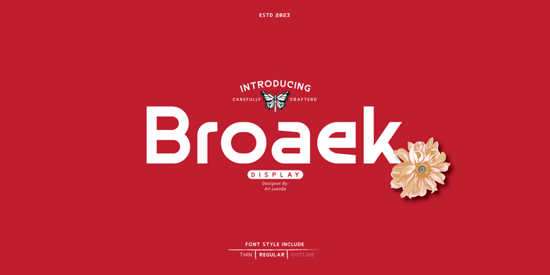 Broaek Font