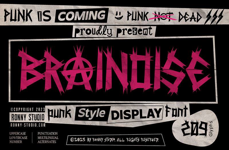 Brainoise Font