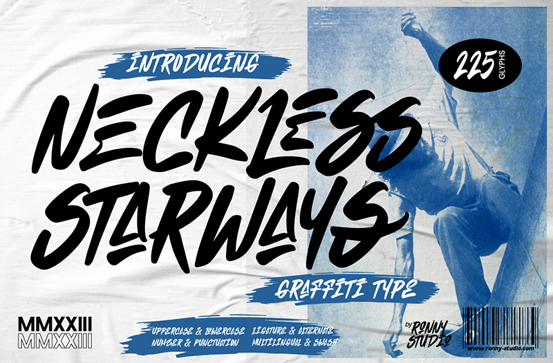 Neckless Starways Font