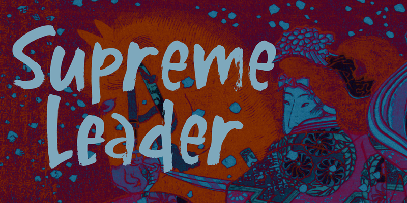 Supreme Leader Font