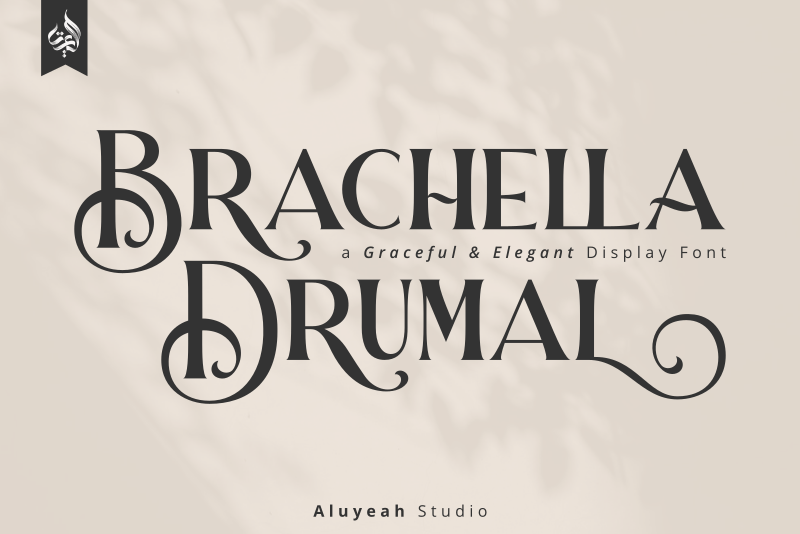 Barchella Drumal Font