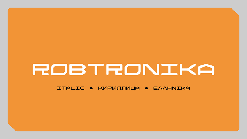 Robtronika Font