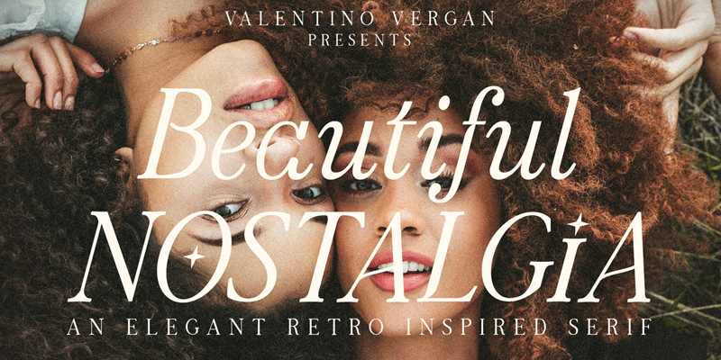 Beautiful Nostalgia Font