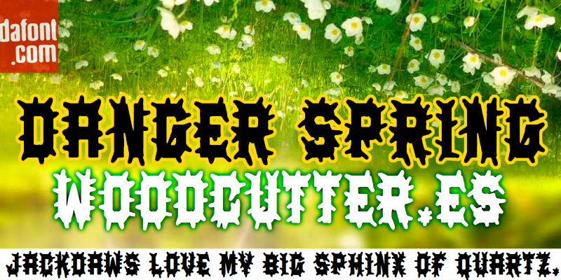 Danger Spring Font