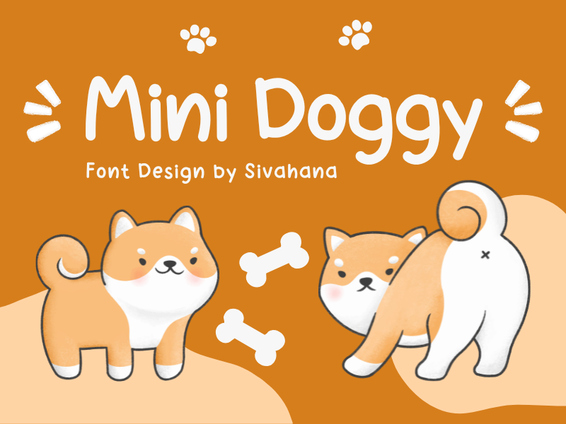 Mini Doggy Font