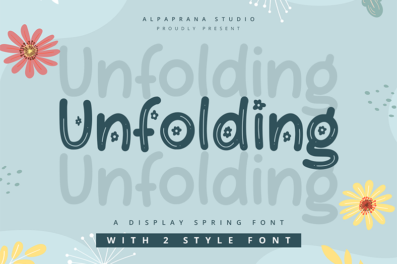 Unfolding Font