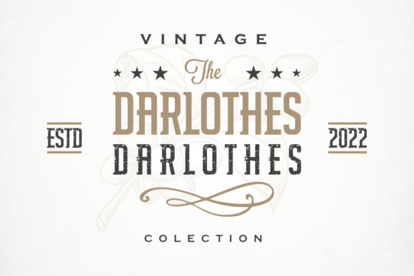 Darlothes Grunge Font