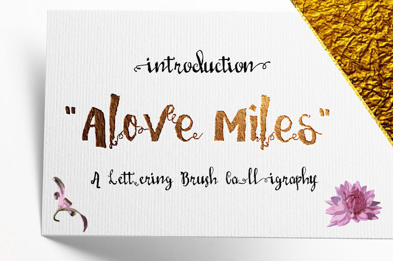 Love Miles 02 Font