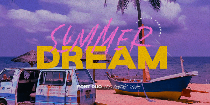 Summer Dream Brush Font