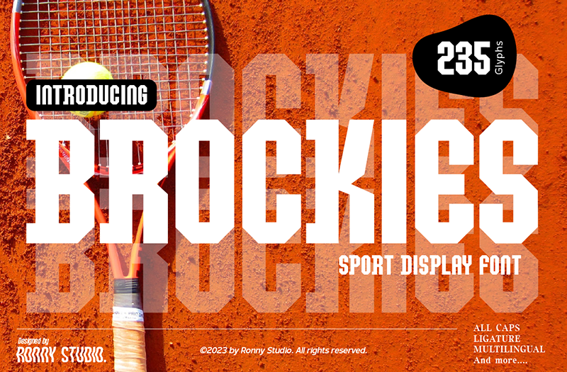 Brockies Font