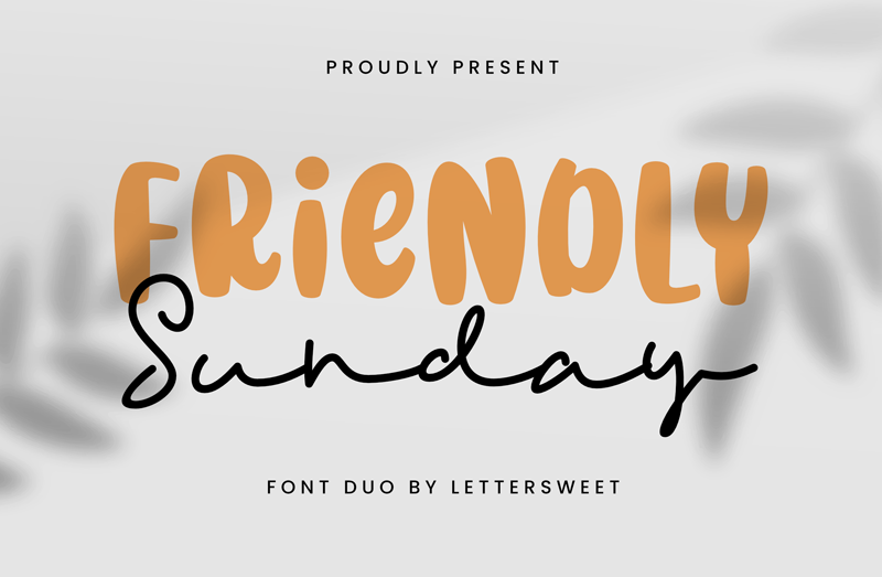 Friendly Sunday Sans Font