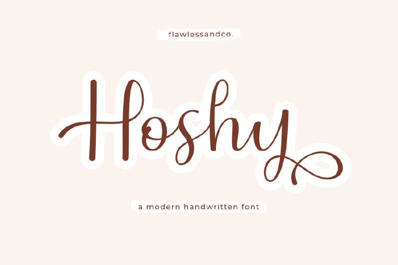 Hoshy Font