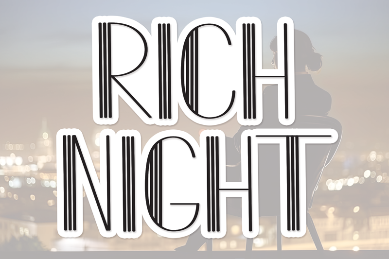 Rich Night Font