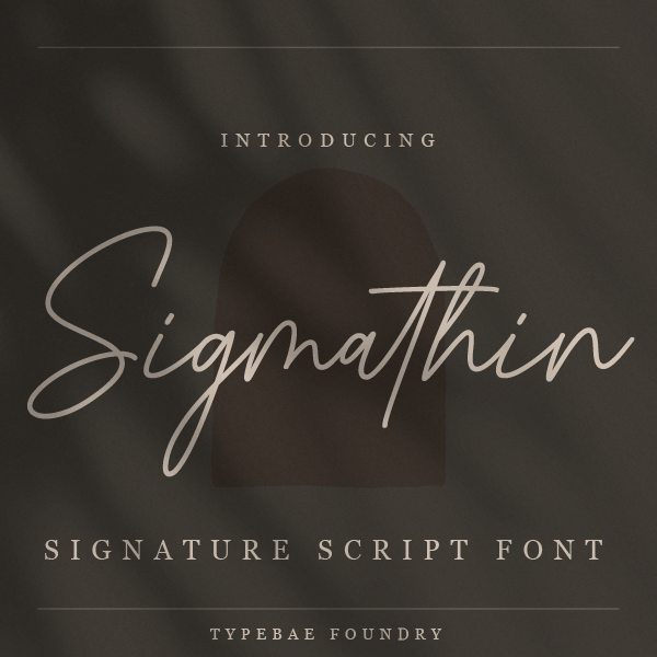 Sigmathin Font