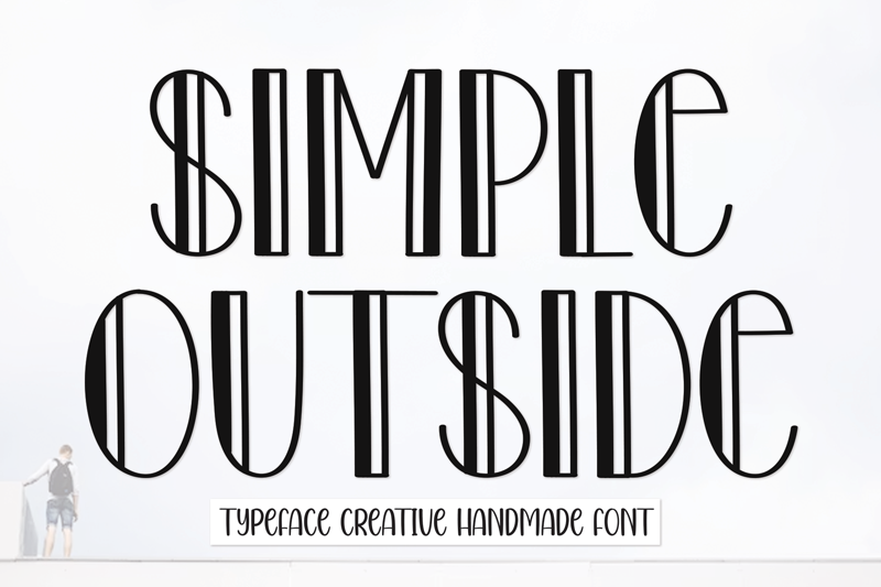 Simple Outside Font