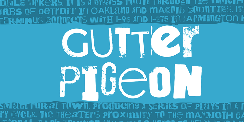 Gutter Pigeon Font