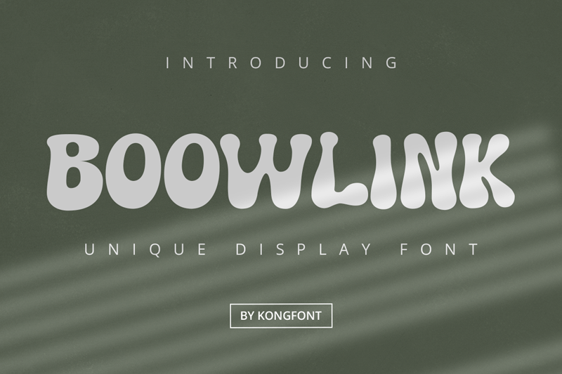 Boowlink Font