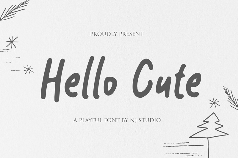 Hello Cute Font