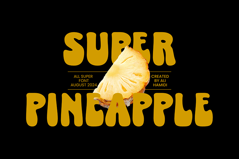 Super Pineapple Font