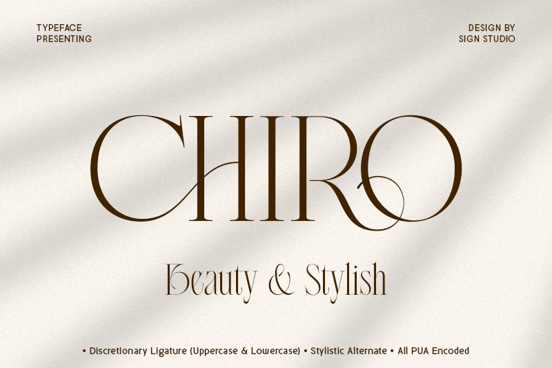 Chiro Font