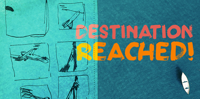 Destination Reached Font