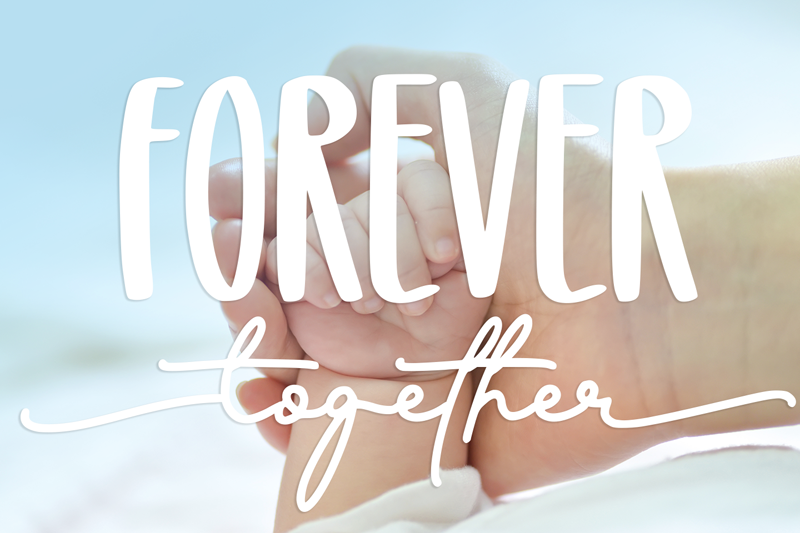 Glitter Winter Script Font