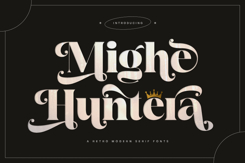 Mighe Huntera Font