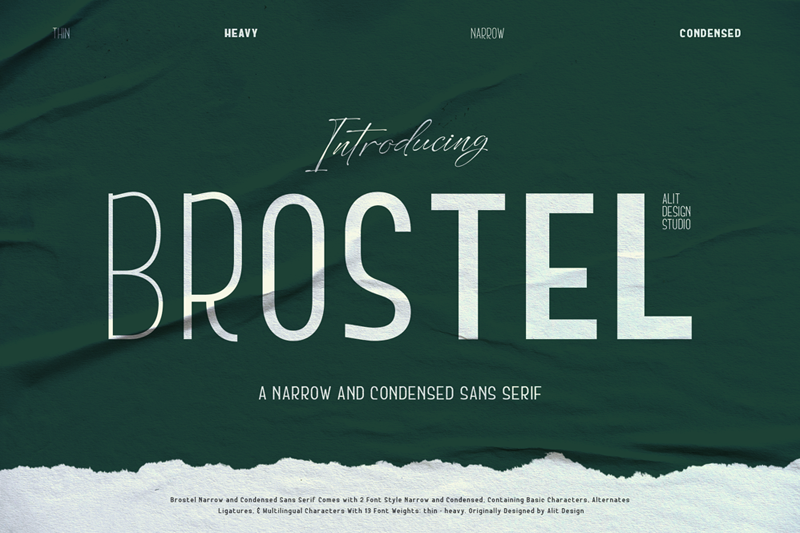 Brostel Font