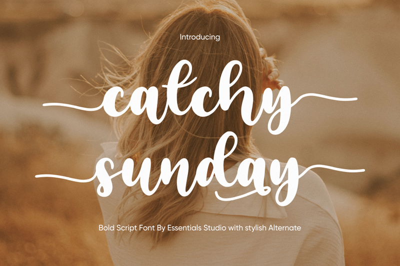 Catchy Sunday Font