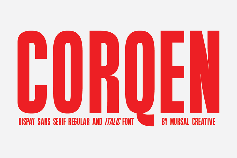 Corqen Font