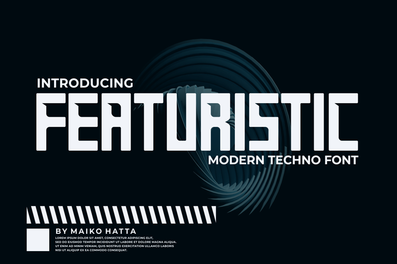 Featuristic Font