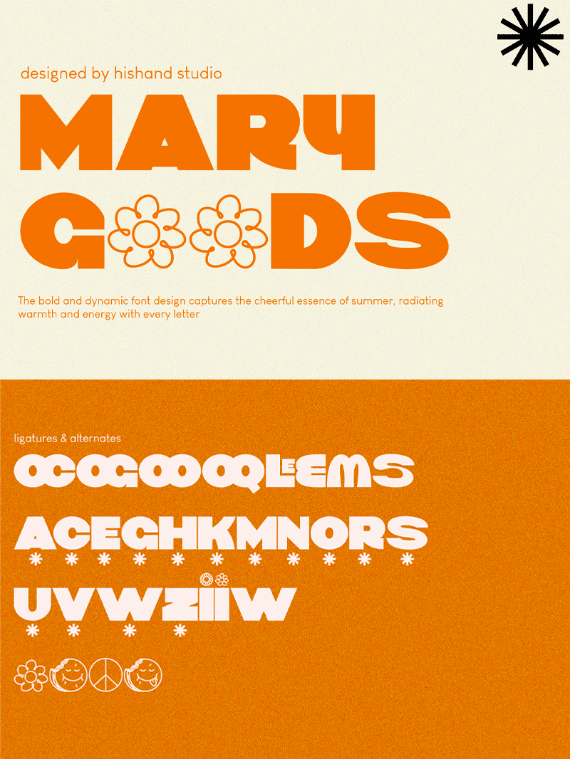 Mary Goods Font