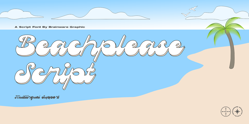 Beachplease Script Font