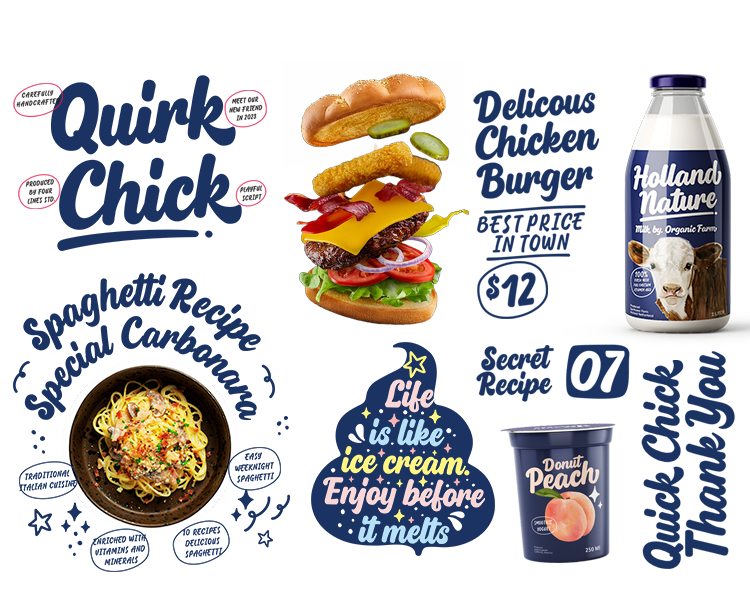 Quirk Chick Font