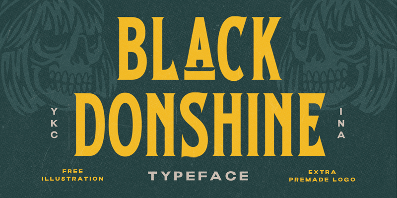 Black Donshine Font
