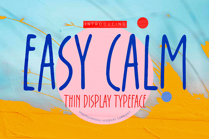 Easy Calm Font