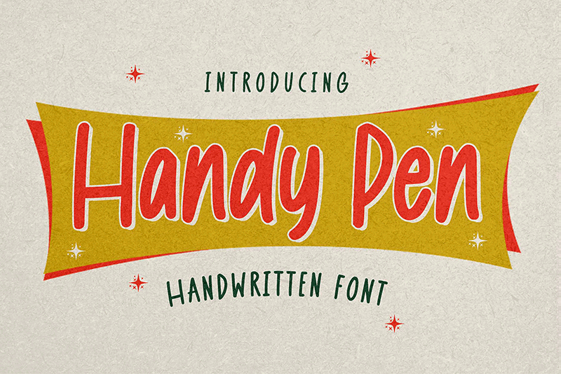 Handy Pen Font