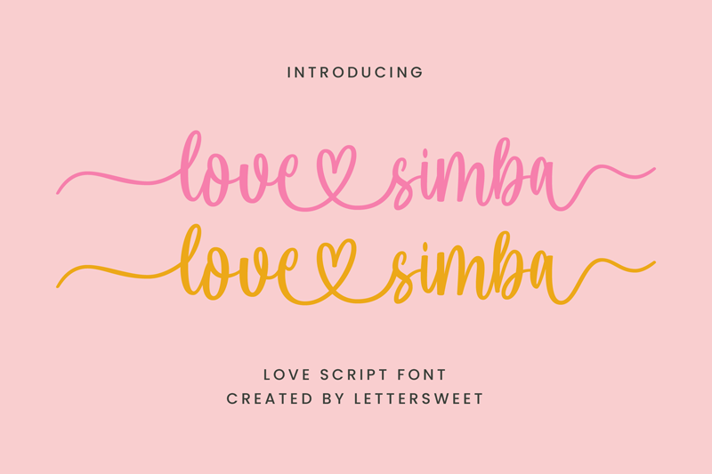 Love Simba Font