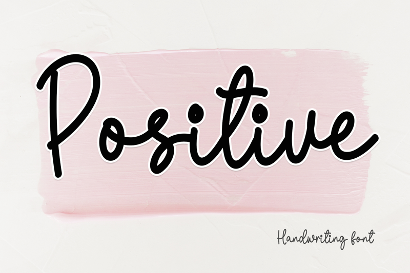 Positive Font